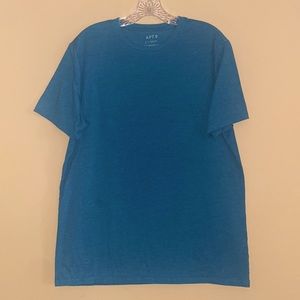 Apt. 9 short-sleeve teal tee shirt